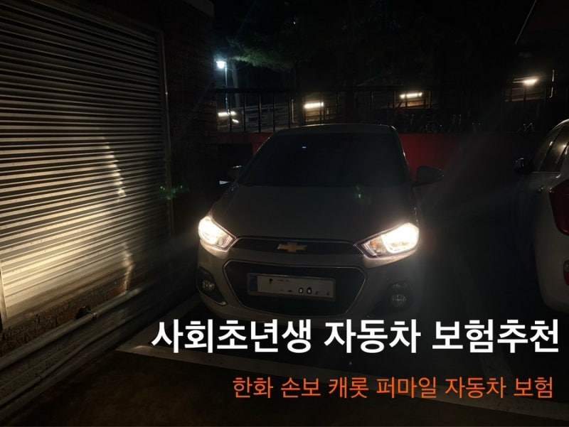 사회초년생 경차 보험 저렴하게 가입하는 법, 캐롯 퍼마일 자동차 보험 솔직 후기