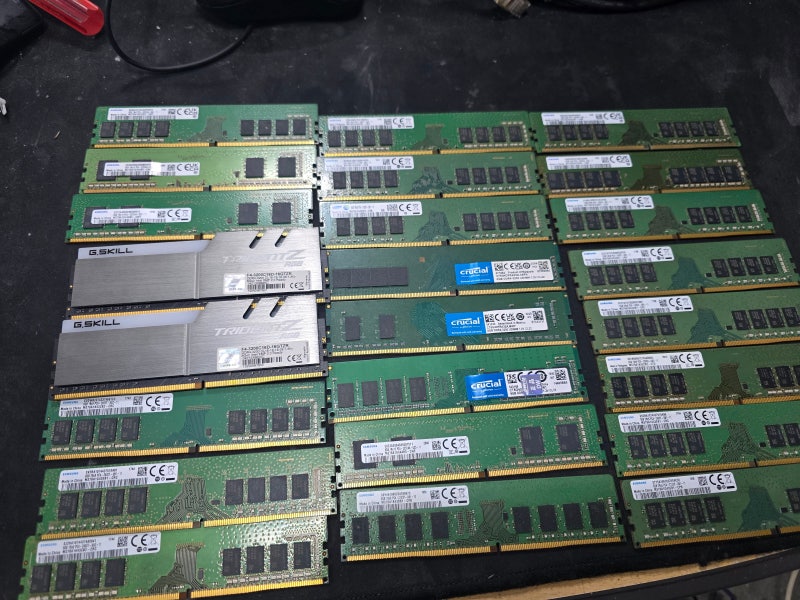 제천컴퓨터매입 DDR4 중고 램 전량 일괄 처분, 업자 대상 판매