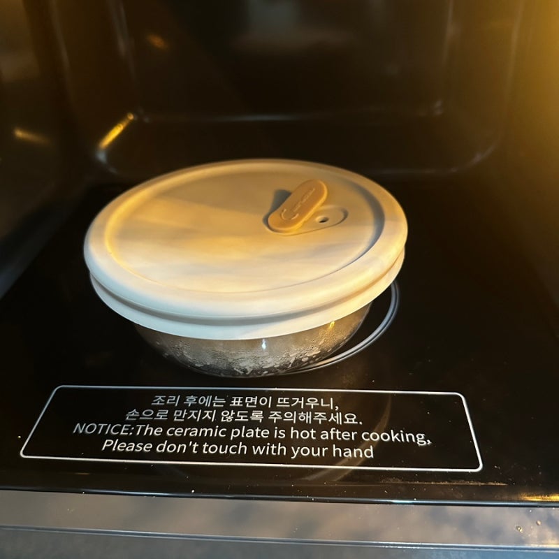 네오플램 냉동밥 보관용기 유리 FDA 인증받아 전자렌지도 안심