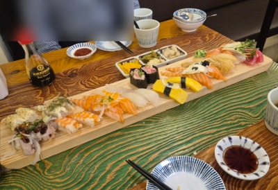 장기동초밥 교다이에서 런치정식먹었어요