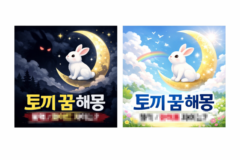 토끼 꿈 해몽, 블랙 / 화이트 차이는?