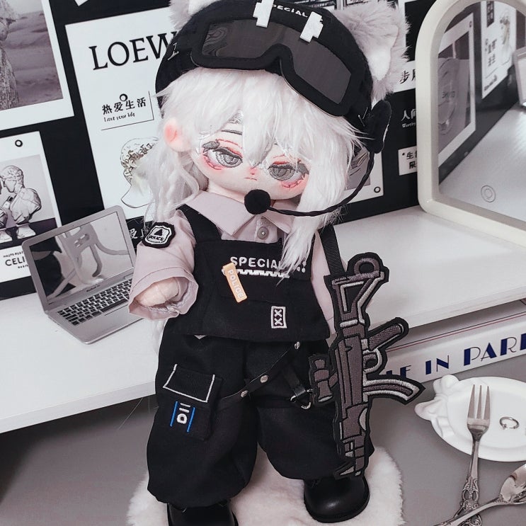  30cm 꼬마 늑대 유닛 세트 롱바디 인형옷 아이돌인형옷