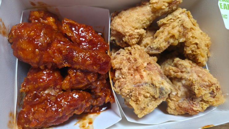  [BHC 장안점] 후라이드 양념반반+달콤바삭치즈볼