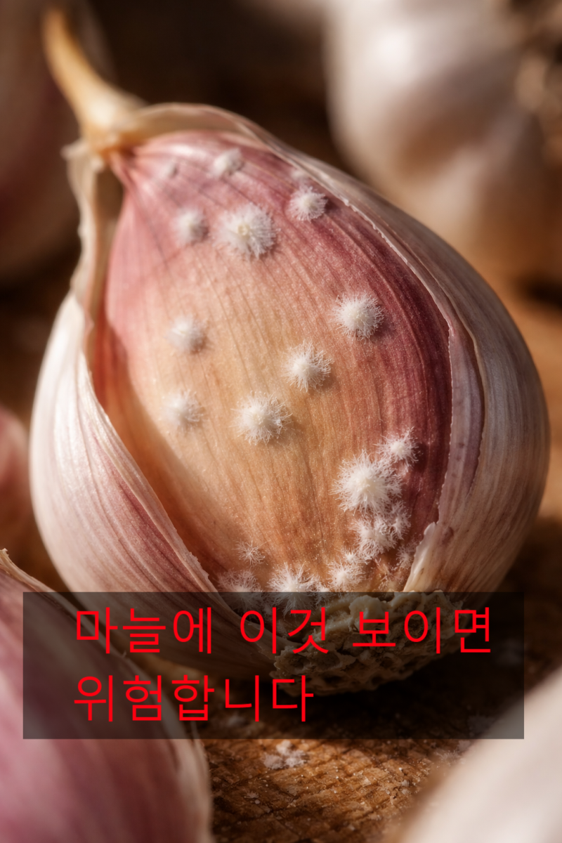 마늘 흰색점 보이면 무조건 버리세요? 90%가 모르는 진실