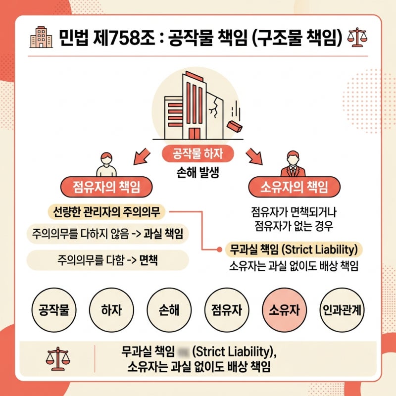 자동차 화재와 '공작물 책임' - 억울한 배상 독박을 막는 '책임 제한'의 원리 관련 이미지 3