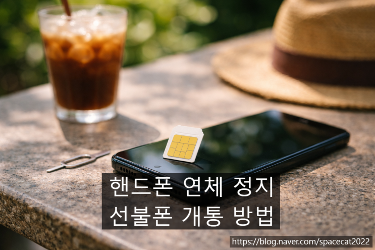  핸드폰 연체 정지 그대로 선불폰 개통하는 방법