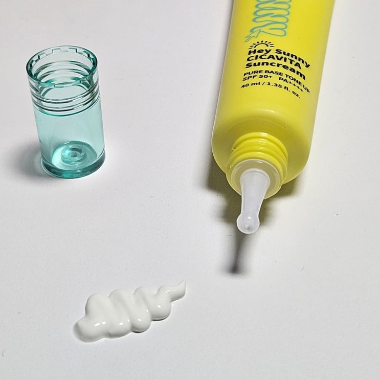 백탁 없는 선크림 추천 순하고 눈시림없는 아이민트 헤이써니 시카비타 선크림