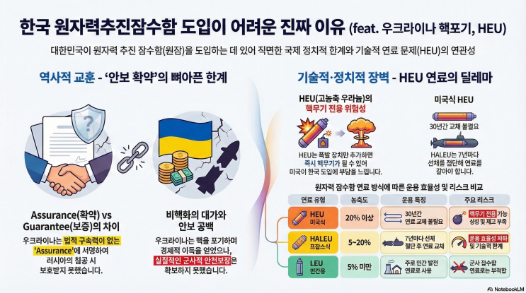 도입이 어려운 진짜 이유(feat. 우크라이나 핵포기, <b>HEU</b>)