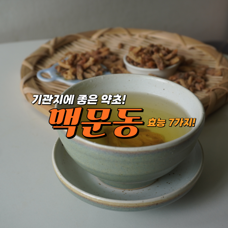 기관지에 좋은 약초 맥문동 효능 제대로 알기