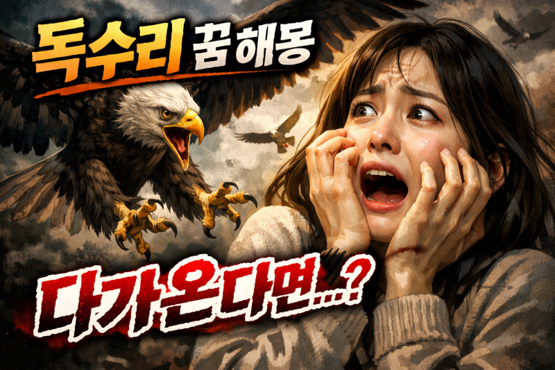 독수리 꿈 해몽, 다가온다면..