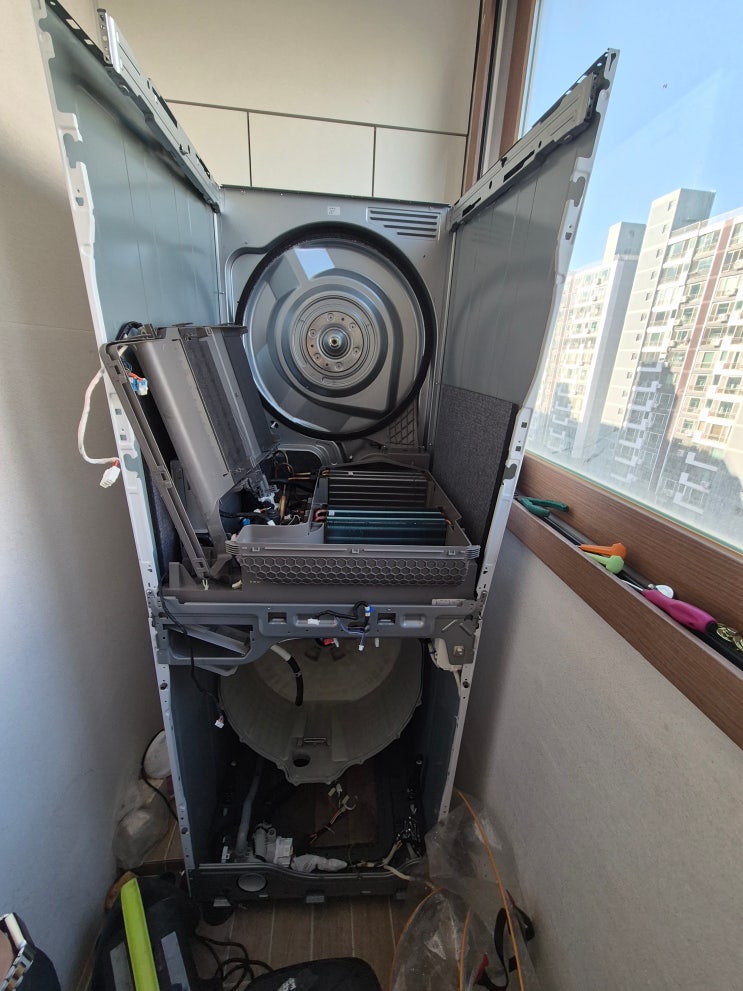  LG 워시타워 세탁기 건조기 분해 청소 통살균 서비스 비용 주기 방법 (대구 엘지)