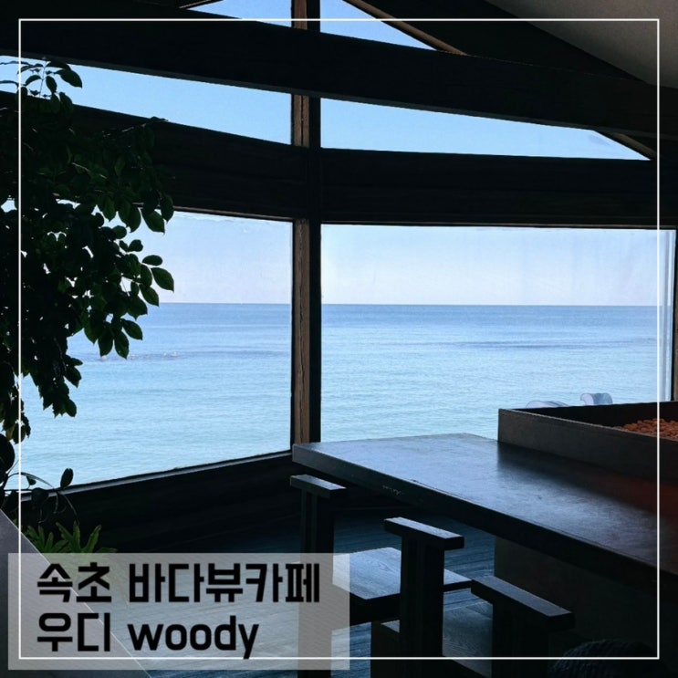  속초 바다뷰 카페 우디 woody