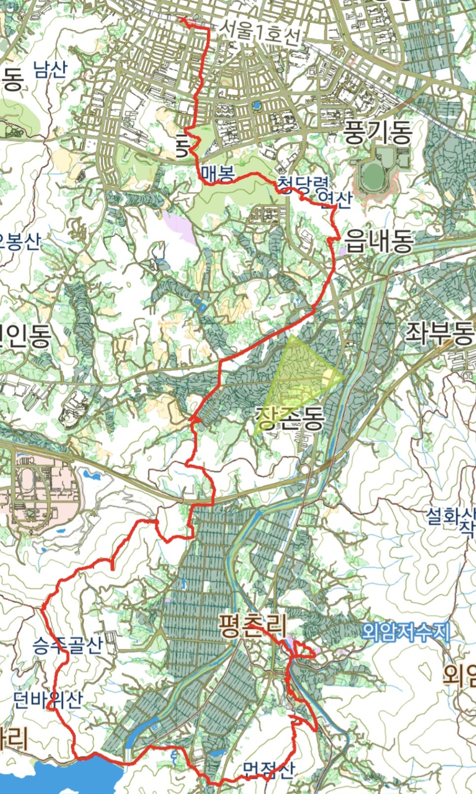 던바위산 사진 1