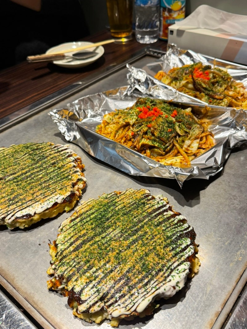 오사카 여행(28) 오코노미야끼 맛집 쿠이신보, 쿠시카츠 맛집 쿠시카츠 다나카 아메리카무라....
