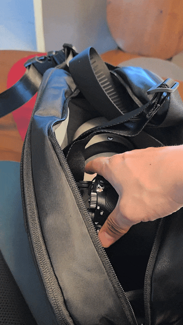  K&F 컨셉 12L 카메라 슬링백 내돈내산 후기, 소니 A7M5 및 SEL50150GM 수납을 위한 최적의 선택