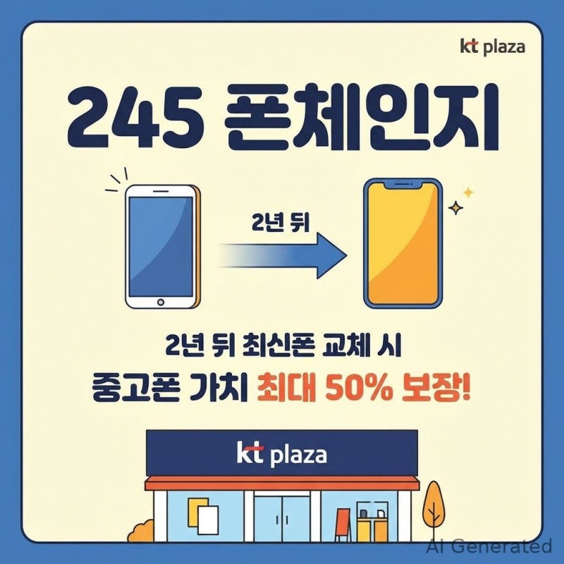 KT 휴대폰 교체 프로그램 245폰체인지 & 365폰케어 안내
