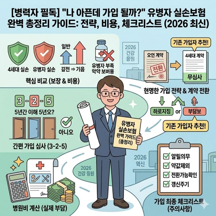  병력 있어도 실손보험 가입 가능할까? 유병자 실비보험 완벽 가이드