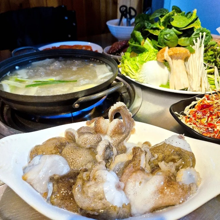  [ 전주 맛집 ] 우리동네청춘포차 # 서신동 실내 포차 감성 쭈꾸미 샤브샤브 술집 맛집