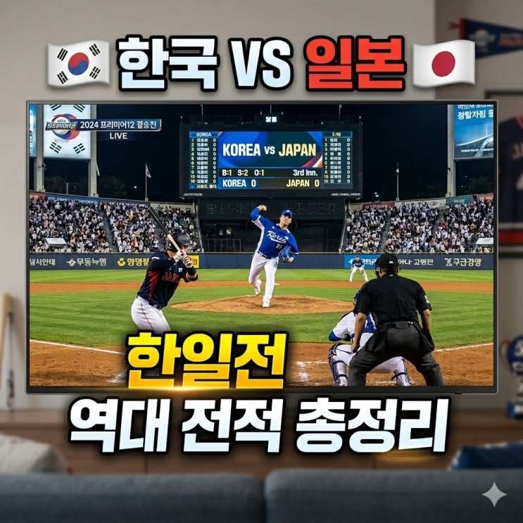  야구 한국 vs 일본 역대 상대전적 - 최근 5년 맞대결부터 경기별 선발투수, 키플레이어까지