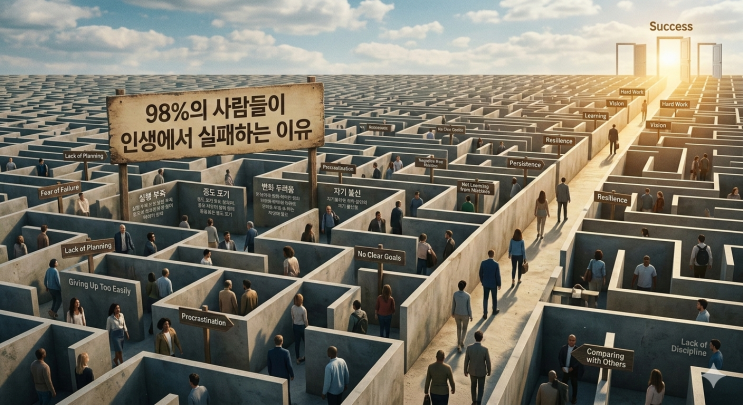  98%의 사람들이 인생에서 실패하는 이유