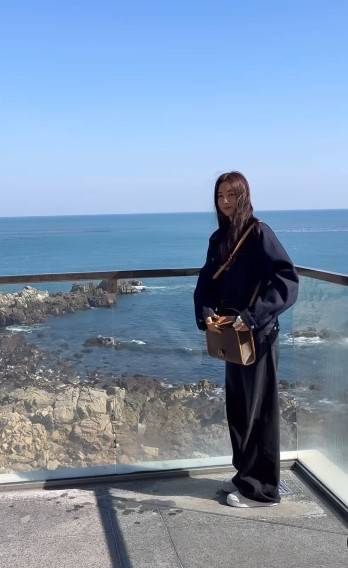  공홈엔 없는 김사랑 여행가방, 루이비통100만원대 가방?