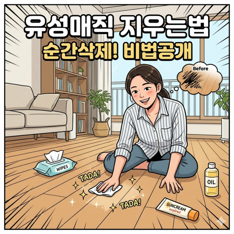 유성매직 지우는 법 낙서 지우는 법 핵심정리 소중한 옷과 가구를 지켜주세요
