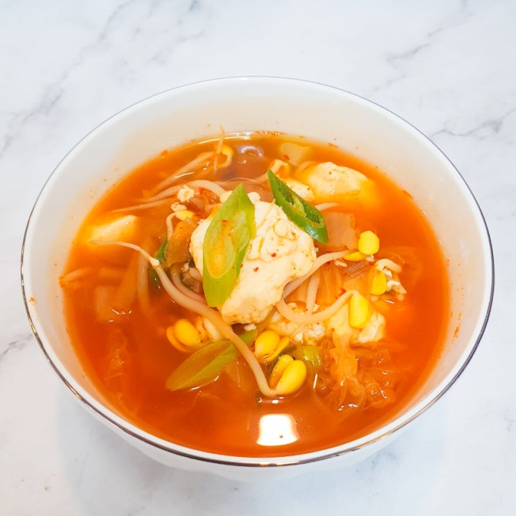  김치 콩나물 순두부찌개 끓이는 법, 이 조합이 국물이 정말 시원해요