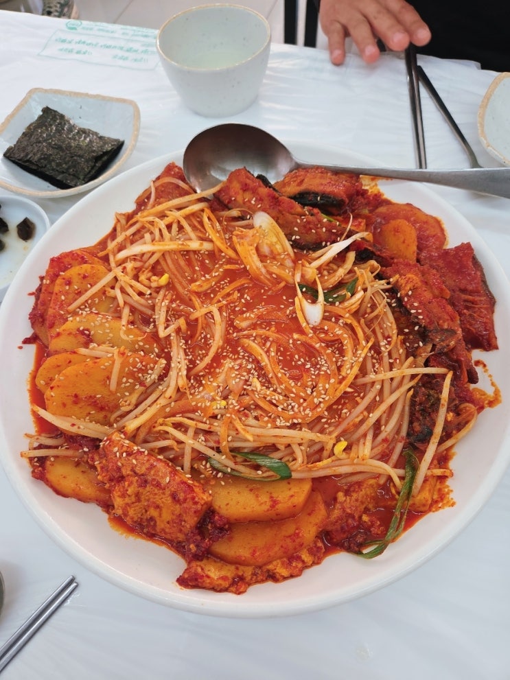  북면온천 맛집 북어마을 김치전 무료에 막걸리 무한리필