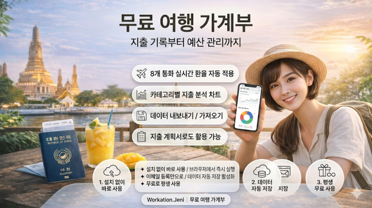  [무료] 해외여행 가계부
