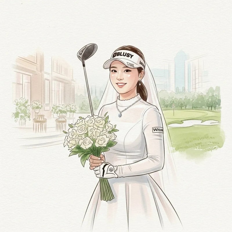 골프여제 고진영, 3월의 신부! 결혼 소식과 시즌 복귀 계획