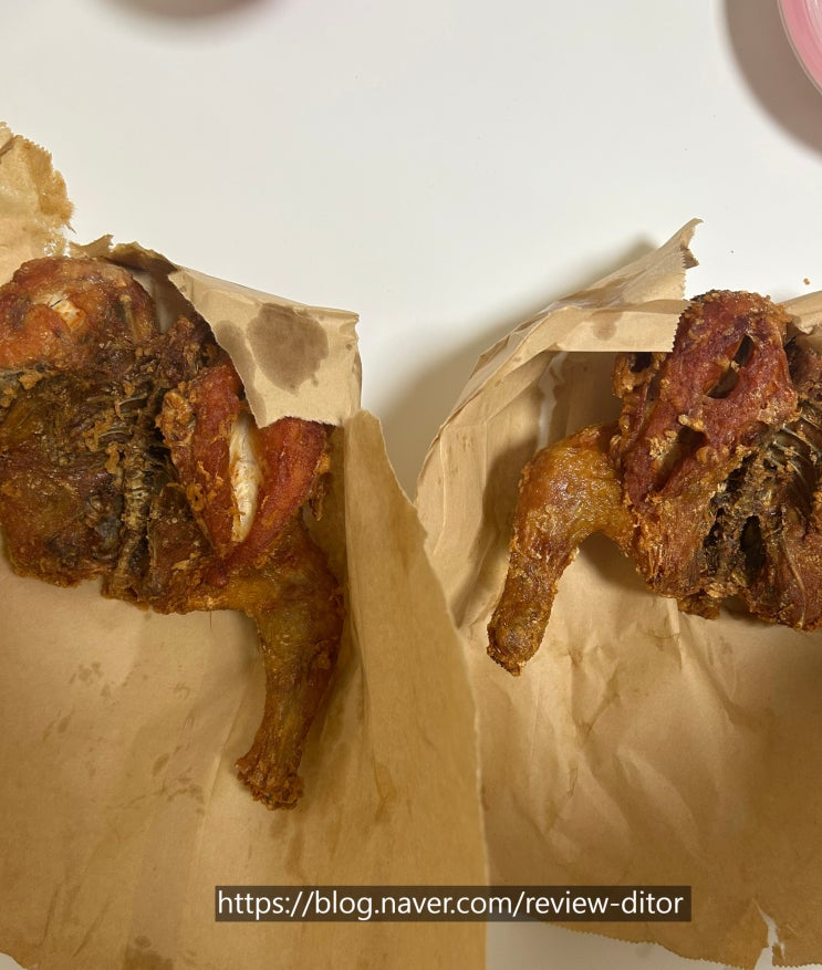  옛날통닭 오랜만에 먹었다 장수통닭 곰달래점 후기