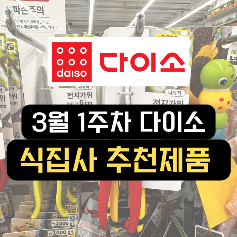 식집사들 추천 필수 구매 원예용품 다이소 국민템 제품