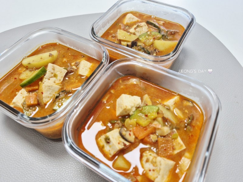 된장찌개 맛있게 끓이는 법, 국물 자박한 비벼 먹는 된장찌개 끓이기, 소고기 다짐육 된장찌....
