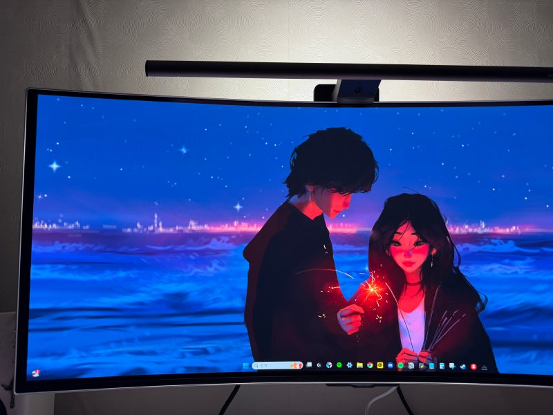 삼성 오디세이 OLED G8 S34DG852 34인치 커브드 게이밍 모니터 구매 후기