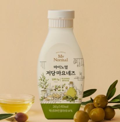  마이노멀 올리브오일 마요네즈: 설탕·저가 오일 제로! 엑스트라버진의 풍미를 담은 건강한 식단 관리 필수템