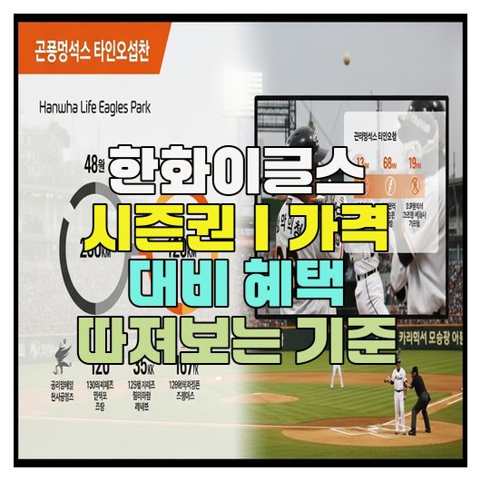  한화이글스 시즌권｜가격 대비 혜택 따져보는 기준