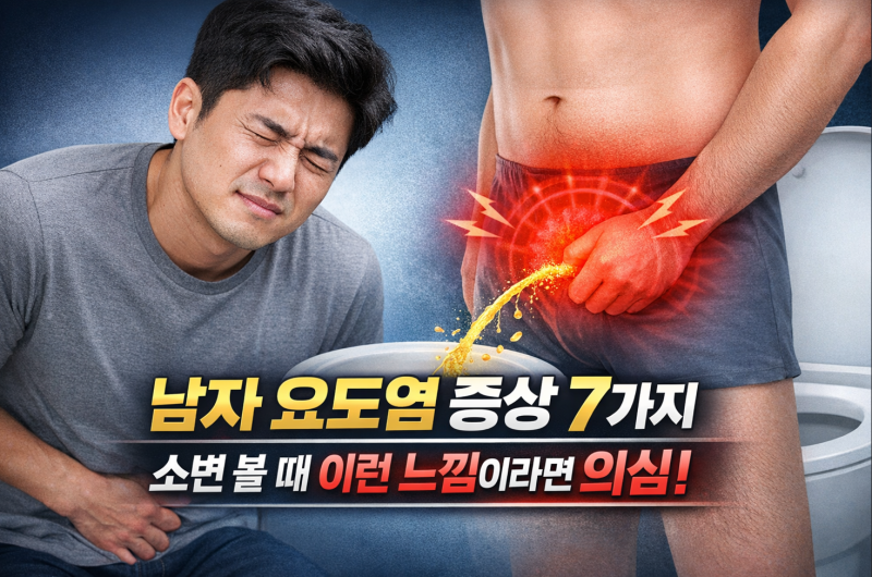 남자 요도염 증상 7가지와 치료, 소변 볼 때 이런 느낌이라면 의심