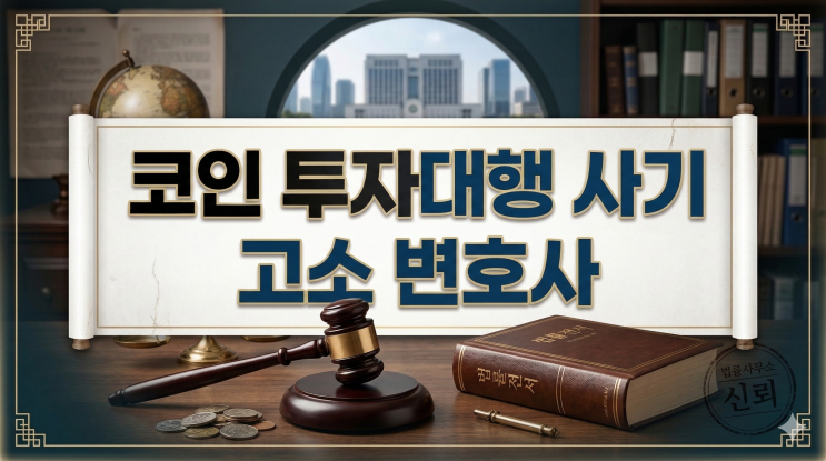  코인 대행 투자를 해주겠다며 돈을 받아 가로챈 지인, 과연 사기죄로 처벌할 수 있을까요?   (인천 사기고소 변호사)