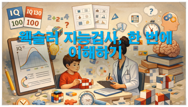  웩슬러 지능검사, 한 번에 이해하기