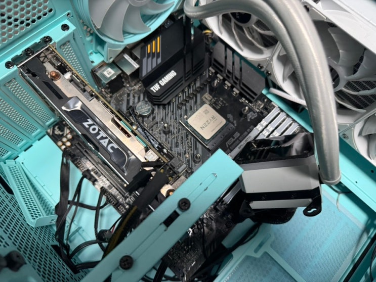  CPU 쿨러 교체 (다크플래시 nebula dn-360D ARG 화이트)