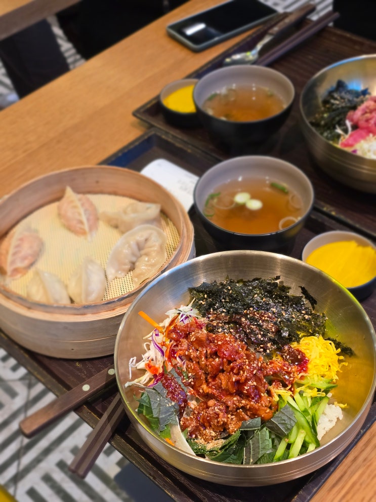  스타필드시티 부천 맛집 솔만두 제육비빔밥 모둠만두 솔직 후기