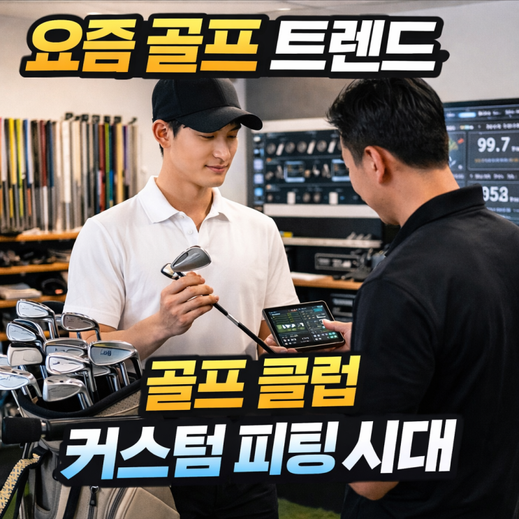  요즘 골프 트렌드 3｜골프 클럽 커스텀 피팅 시대, 나에게 맞는 장비가 중요해졌다