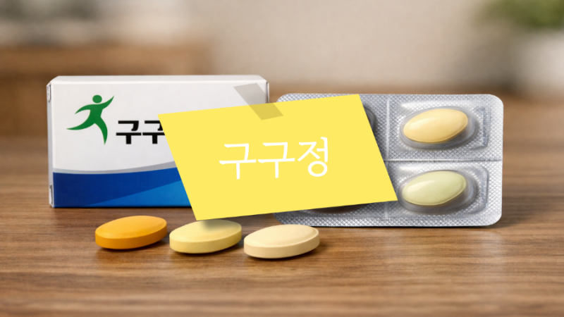 구구정5MG·10MG·20MG 차이와 구구정 복용법 총정리