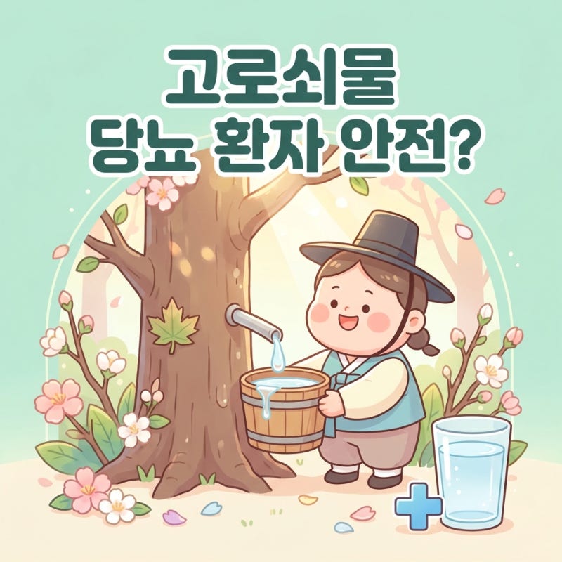 고로쇠물 당뇨 환자가 마셔도 안전? 간 건강과 혈당 관리의 진실