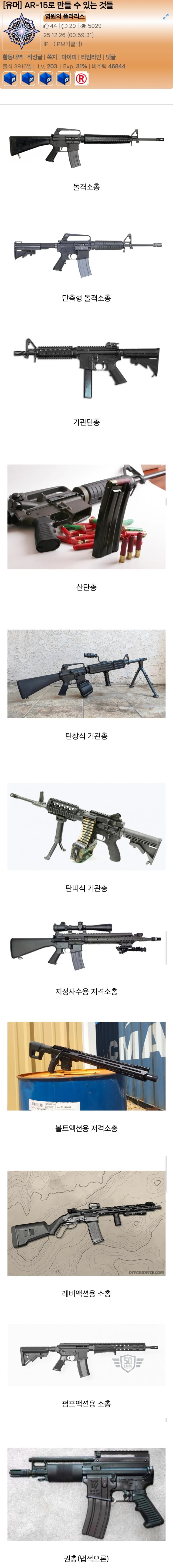  AR-15로 만들 수 있는 것들.jpg
