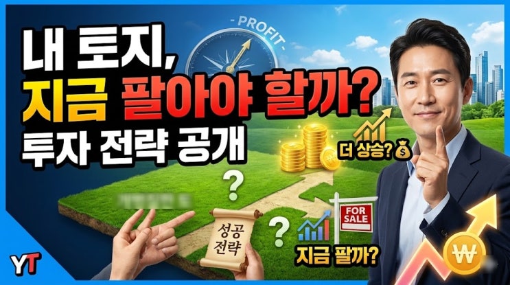  “내 토지, 지금 팔아야 할까? 투자 전략 공개”
