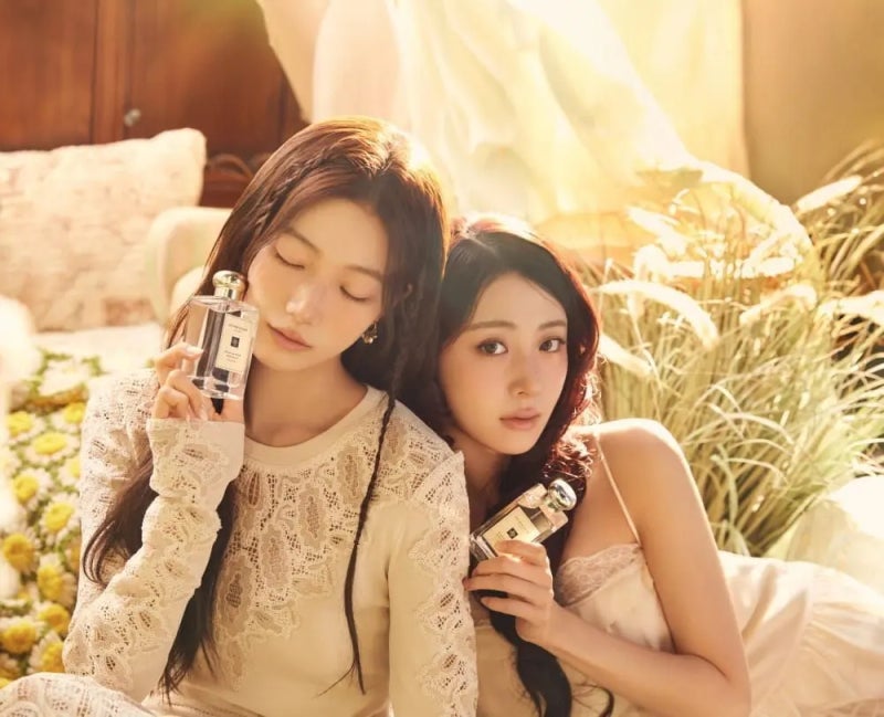 LE SSERAFIM's Huh Yunjin and Kazuha Unveil Jo Malone London English Pear Collection Campaign for 'Spring Scent'
