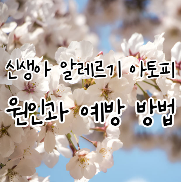 신생아 알레르기 비염 아토피 유전일까? 원인, 검사 방법 알려드려요