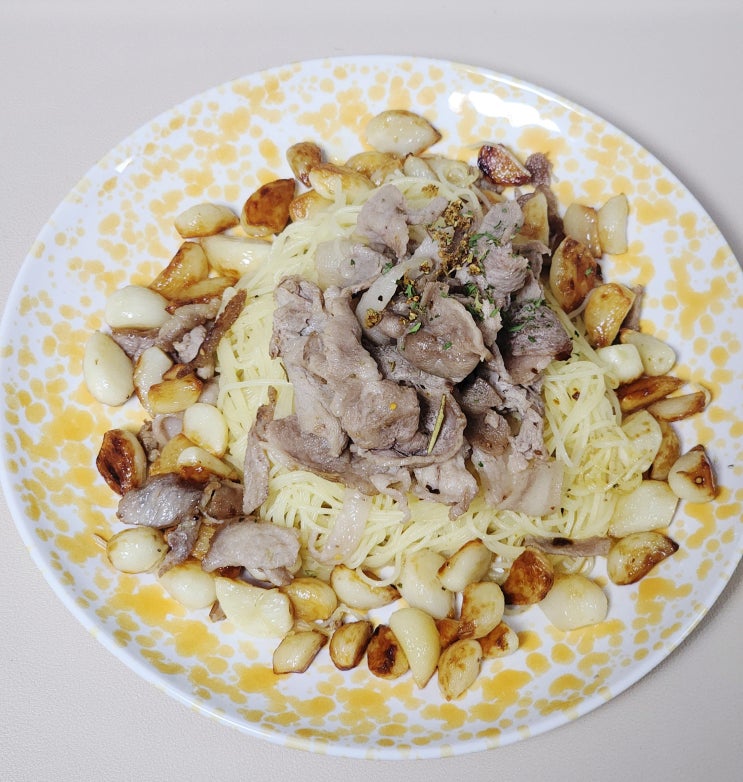  산지직송 농산물 택배! 신선한 의성마늘 후기(통마늘 알리오올리오, 소불고기)