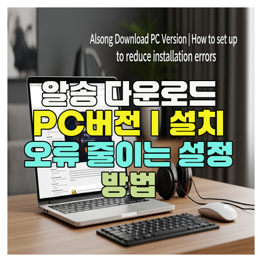  알송 다운로드 PC버전｜설치 오류 줄이는 설정 방법